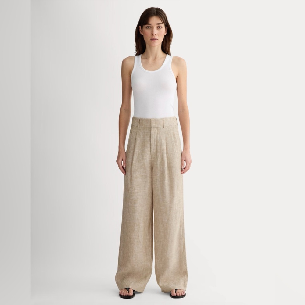 Everlane Linen Way-High Drape Pants